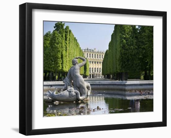 Schonbrunn Palace Sculpture, Vienna, Austria-Jim Engelbrecht-Framed Photographic Print