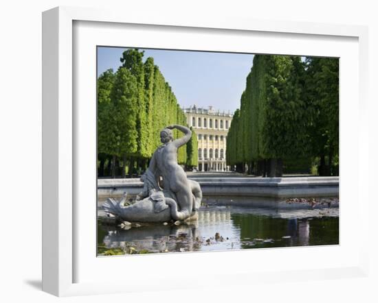 Schonbrunn Palace Sculpture, Vienna, Austria-Jim Engelbrecht-Framed Photographic Print