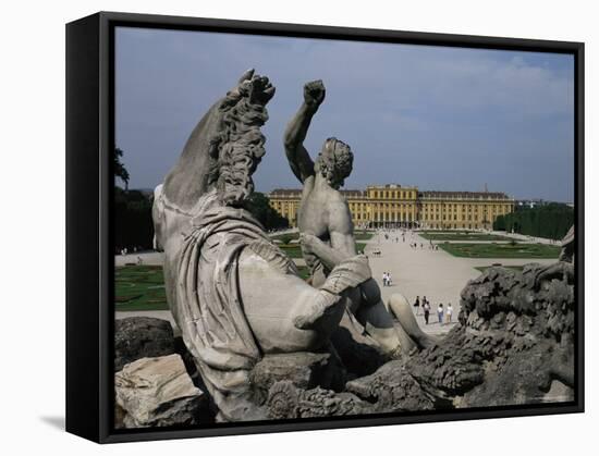 Schonbrunn Palace, Unesco World Heritage Site, Near Vienna, Austria-Julia Thorne-Framed Stretched Canvas