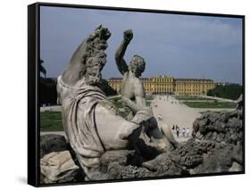 Schonbrunn Palace, Unesco World Heritage Site, Near Vienna, Austria-Julia Thorne-Framed Stretched Canvas