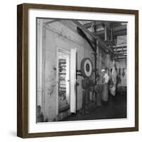 Schonhuts Butchery Factory, Rawmarsh, South Yorkshire, 1955-Michael Walters-Framed Photographic Print