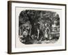 School Baden and Nassau. Gypsies, 1855-null-Framed Giclee Print