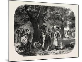 School Baden and Nassau. Gypsies, 1855-null-Mounted Giclee Print