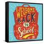 School Bag - Welcome Back to School-Ivanov Alexey-Framed Stretched Canvas