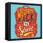 School Bag - Welcome Back to School-Ivanov Alexey-Framed Stretched Canvas