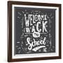 School Bag - Welcome Back to School-Ivanov Alexey-Framed Art Print