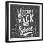 School Bag - Welcome Back to School-Ivanov Alexey-Framed Premium Giclee Print