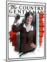 "School Bells Ring," Country Gentleman Cover, September 6, 1924-Sam Brown-Mounted Giclee Print