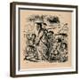 'School-boys flogging the Schoolmaster', 1852-John Leech-Framed Giclee Print