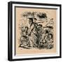 'School-boys flogging the Schoolmaster', 1852-John Leech-Framed Giclee Print