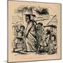 'School-boys flogging the Schoolmaster', 1852-John Leech-Mounted Giclee Print