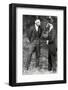 School Boys Trying Out Gas Masks-Associated Newspapers-Framed Photo