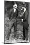 School Boys Trying Out Gas Masks-Associated Newspapers-Mounted Photo