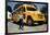 School Bus Dropping Off Child at Home-William P. Gottlieb-Framed Photographic Print