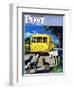 "School Bus," Saturday Evening Post Cover, September 2, 1944-Stevan Dohanos-Framed Giclee Print