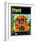 "School Bus," Saturday Evening Post Cover, September 22, 1962-Erik Blegvard-Framed Giclee Print