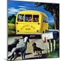 "School Bus," September 2, 1944-Stevan Dohanos-Mounted Premium Giclee Print