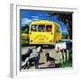 "School Bus," September 2, 1944-Stevan Dohanos-Framed Giclee Print