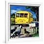 "School Bus," September 2, 1944-Stevan Dohanos-Framed Giclee Print