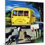 "School Bus," September 2, 1944-Stevan Dohanos-Mounted Giclee Print