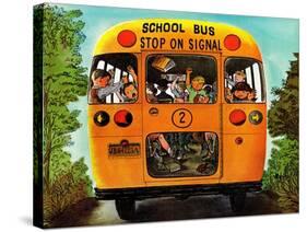 "School Bus," September 22, 1962-Erik Blegvard-Stretched Canvas