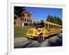 School Bus, St Joseph, Missouri, Midwest, United States of America, North America-Simon Montgomery-Framed Photographic Print