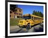 School Bus, St Joseph, Missouri, Midwest, United States of America, North America-Simon Montgomery-Framed Photographic Print