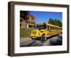 School Bus, St Joseph, Missouri, Midwest, United States of America, North America-Simon Montgomery-Framed Photographic Print