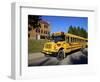 School Bus, St Joseph, Missouri, Midwest, United States of America, North America-Simon Montgomery-Framed Photographic Print