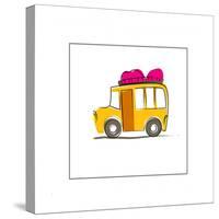 School Bus-null-Stretched Canvas