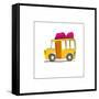 School Bus-null-Framed Stretched Canvas