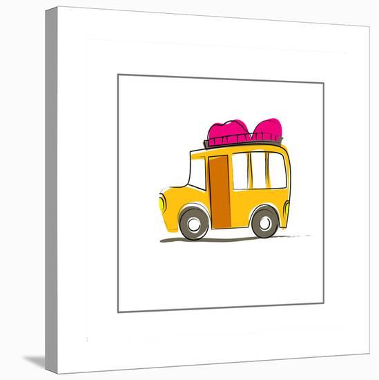 School Bus-null-Stretched Canvas