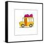 School Bus-null-Framed Stretched Canvas