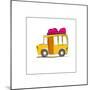 School Bus-null-Mounted Premium Giclee Print