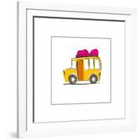 School Bus-null-Framed Giclee Print