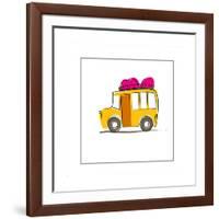 School Bus-null-Framed Giclee Print