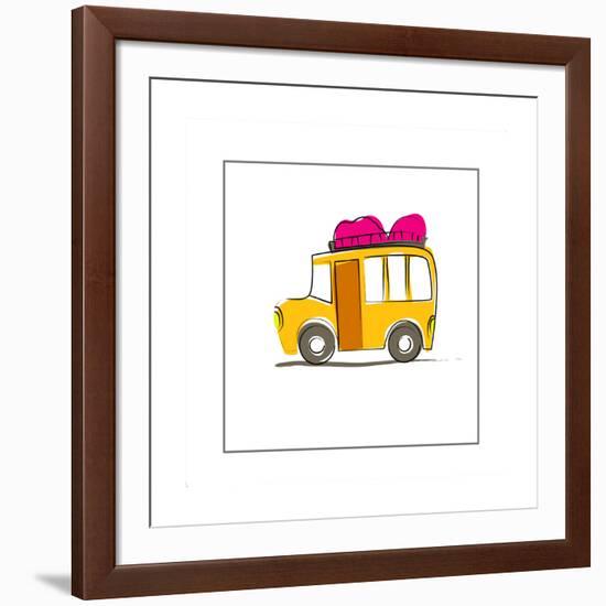 School Bus-null-Framed Giclee Print