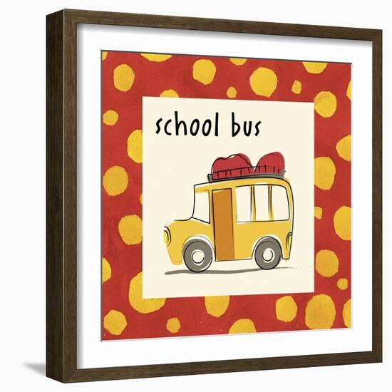 School Bus-null-Framed Giclee Print