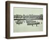 School Cadet Battalion on Parade, Hackney Downs School, London, 1911-null-Framed Photographic Print