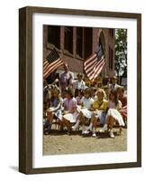 School Children, 1/2 Polish 1/2 Italian-null-Framed Photographic Print