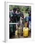 School Children at Water Pump, Kenya, East Africa, Africa-Liba Taylor-Framed Photographic Print