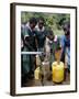 School Children at Water Pump, Kenya, East Africa, Africa-Liba Taylor-Framed Photographic Print