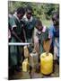 School Children at Water Pump, Kenya, East Africa, Africa-Liba Taylor-Mounted Photographic Print