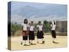 School Children, Cuilapan, Oaxaca, Mexico, North America-R H Productions-Stretched Canvas