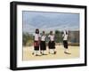 School Children, Cuilapan, Oaxaca, Mexico, North America-R H Productions-Framed Photographic Print