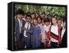 School Children from Various Ethnic Backgrounds, Samarkand, Uzbekistan, Central Asia-Gavin Hellier-Framed Stretched Canvas