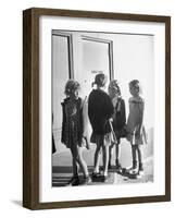 School Children Go to Classes in New Buildings Equipped with Modern Educational Facilities-J^ R^ Eyerman-Framed Photographic Print