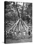 School Children Playing Around the May Pole-Martha Holmes-Stretched Canvas