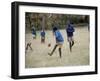 School Children Playing Football, Western Area, Kenya, East Africa, Africa-Liba Taylor-Framed Photographic Print