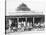 School Children Waiting for the Bus at the General Store-Ralph Crane-Stretched Canvas